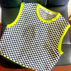Checkered Zara Crop Top